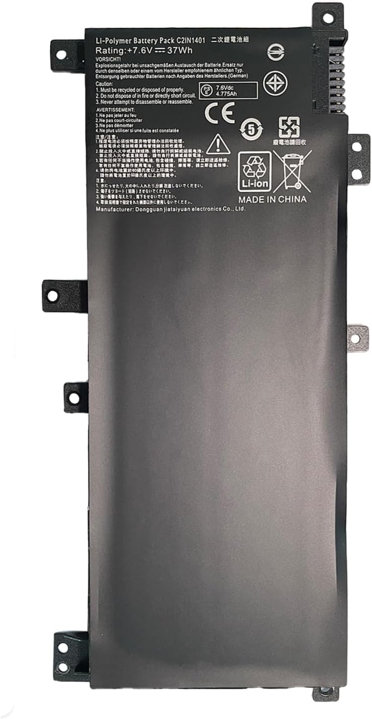 WISTAR C21N1401 Laptop Battery for ASUS X455 X455LA X455LA-N4030U X455LA-WX063D X455LA-WX078H X455LA-WX213H X455LA-WX002Dï¼ˆ7.6V 37Wh